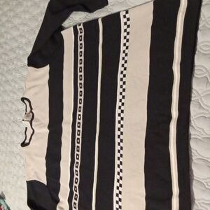 Emma James 3/4 Sleeve Striped Sweater